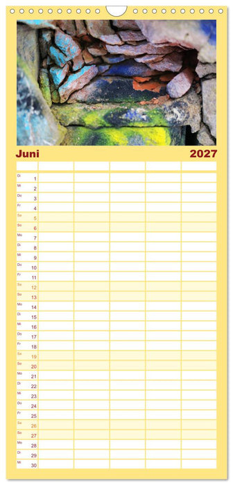MAUER(N)spalten (CALVENDO Familienplaner 2027)