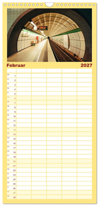 Bunt im Untergrund (CALVENDO Familienplaner 2027)