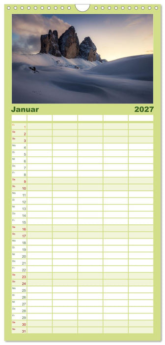 Stille Naturmomente (CALVENDO Familienplaner 2027)