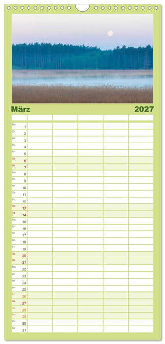 Stille Naturmomente (CALVENDO Familienplaner 2027)