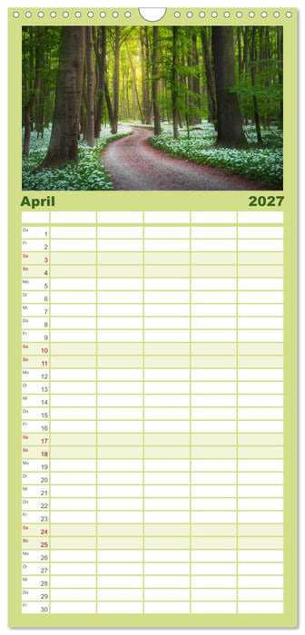 Stille Naturmomente (CALVENDO Familienplaner 2027)