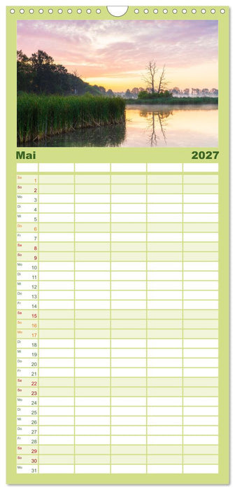 Stille Naturmomente (CALVENDO Familienplaner 2027)