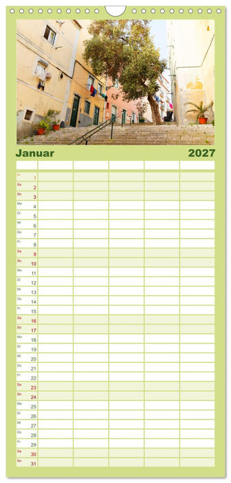Mediterraner Seelenfrieden (CALVENDO Familienplaner 2027)