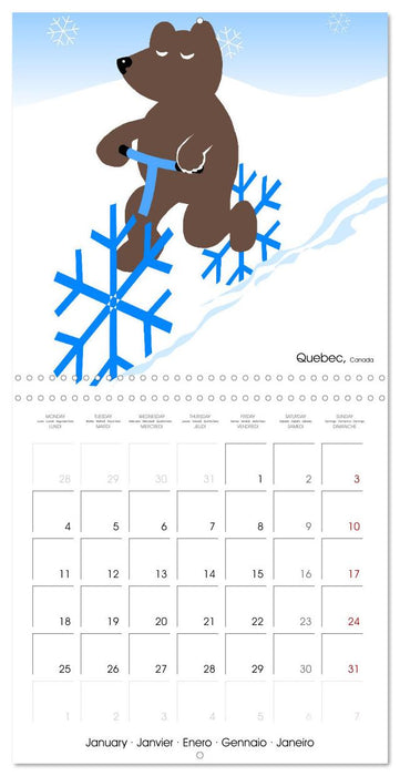 A WORLD OF BICYCLES (CALVENDO Monthly Calendar 2027)