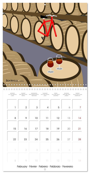 A WORLD OF BICYCLES (CALVENDO Monthly Calendar 2027)