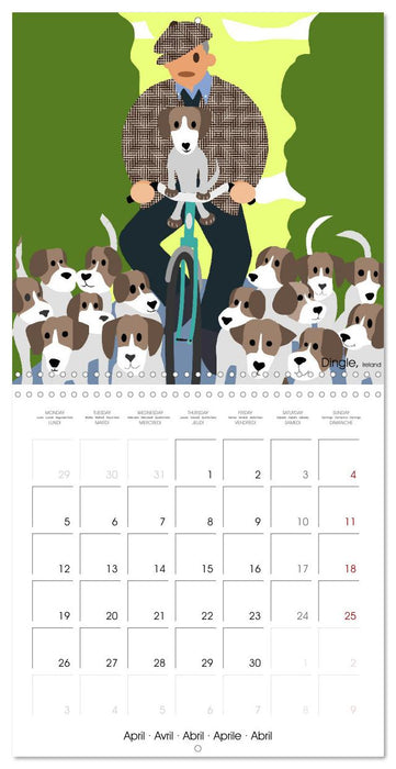 A WORLD OF BICYCLES (CALVENDO Monthly Calendar 2027)