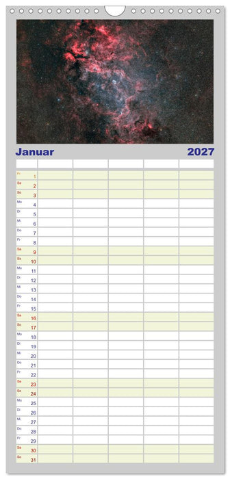 Deepsky 2027 (CALVENDO Familienplaner 2027)