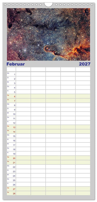 Deepsky 2027 (CALVENDO Familienplaner 2027)