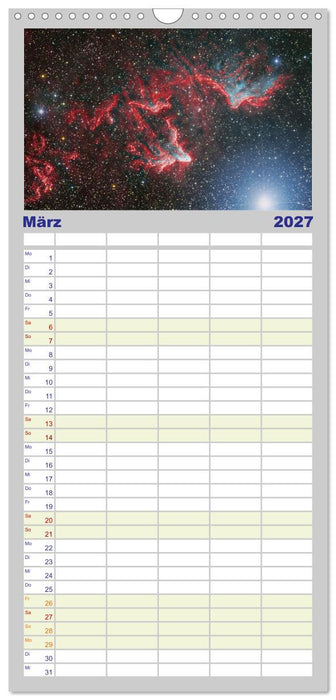 Deepsky 2027 (CALVENDO Familienplaner 2027)