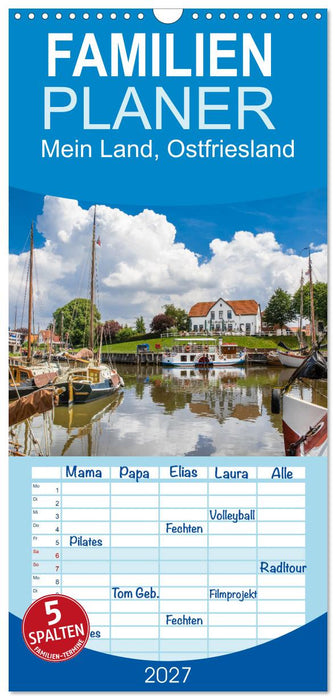 Mein Land, Ostfriesland (CALVENDO Familienplaner 2027)