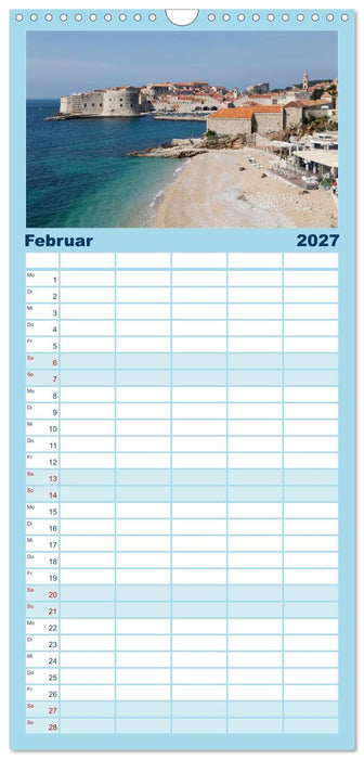 Weltkulturerbe Dubrovnik (CALVENDO Familienplaner 2027)