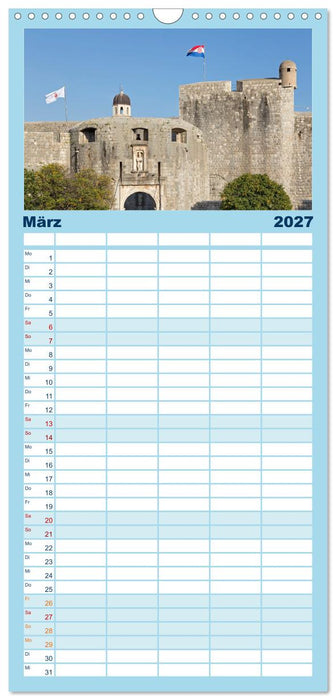 Weltkulturerbe Dubrovnik (CALVENDO Familienplaner 2027)