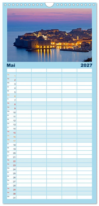 Weltkulturerbe Dubrovnik (CALVENDO Familienplaner 2027)