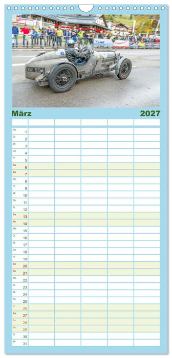 Faszination Jochpassrennen (CALVENDO Familienplaner 2027)