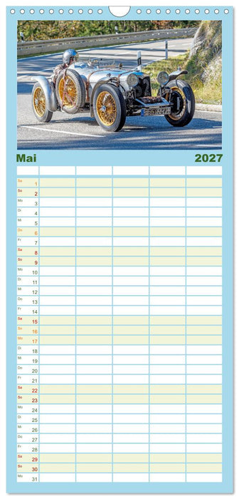 Faszination Jochpassrennen (CALVENDO Familienplaner 2027)