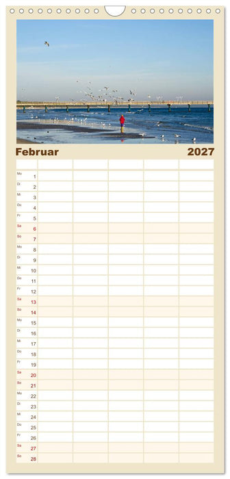 Meer und Küste (CALVENDO Familienplaner 2027)