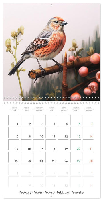 Ailes en scène (CALVENDO Calendrier mensuel 2027)