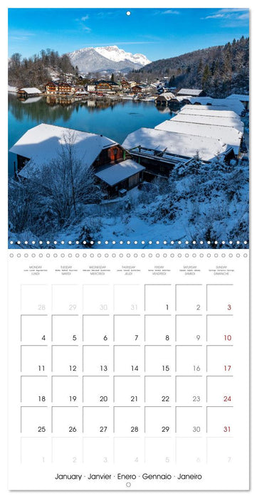 Berchtesgaden - Bavarian Alps, Lakes and Nature (CALVENDO Monthly Calendar 2027)