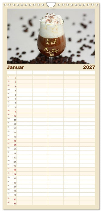 Der Kaffee ist fertig (CALVENDO Familienplaner 2027)