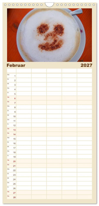 Der Kaffee ist fertig (CALVENDO Familienplaner 2027)