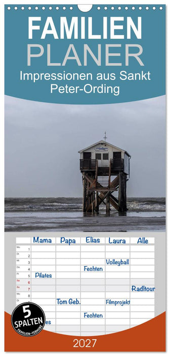 Impressionen aus Sankt Peter-Ording (CALVENDO Familienplaner 2027)