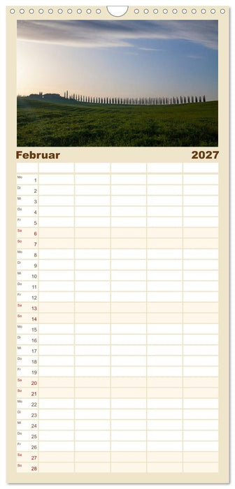 Toskana 2027 (CALVENDO Familienplaner 2027)