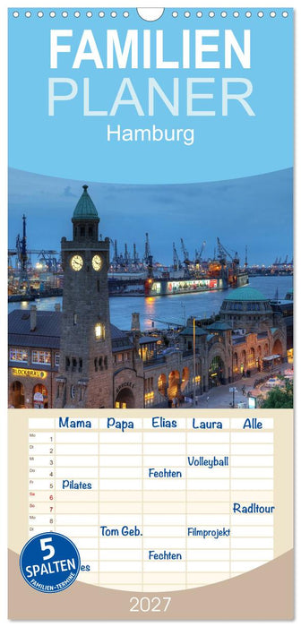 Hamburg (CALVENDO Familienplaner 2027)