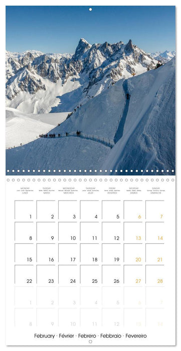 Paysages du Mont-Blanc (CALVENDO Calendrier mensuel 2027)