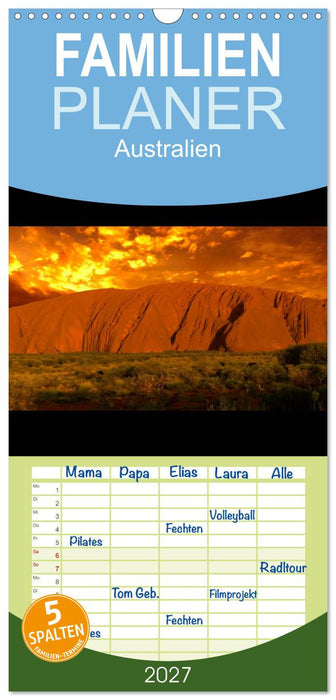 Australien (CALVENDO Familienplaner 2027)