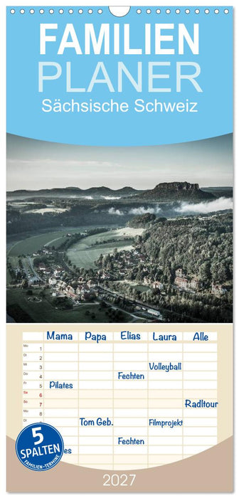 Sächsische Schweiz (CALVENDO Familienplaner 2027)