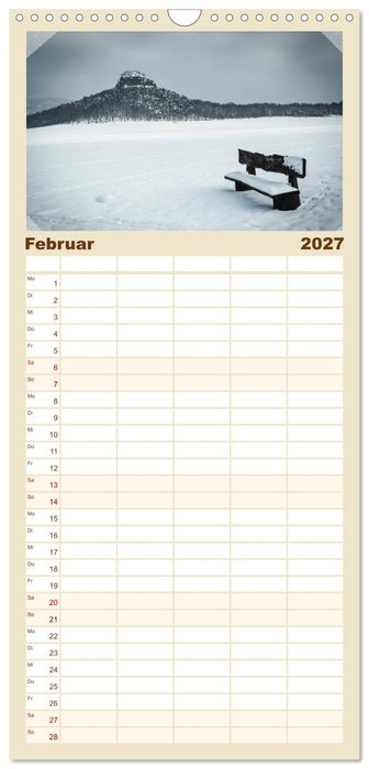 Sächsische Schweiz (CALVENDO Familienplaner 2027)