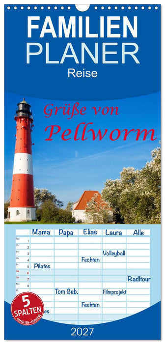 Grüße von Pellworm (CALVENDO Familienplaner 2027)