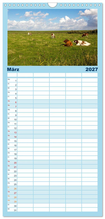 Grüße von Pellworm (CALVENDO Familienplaner 2027)