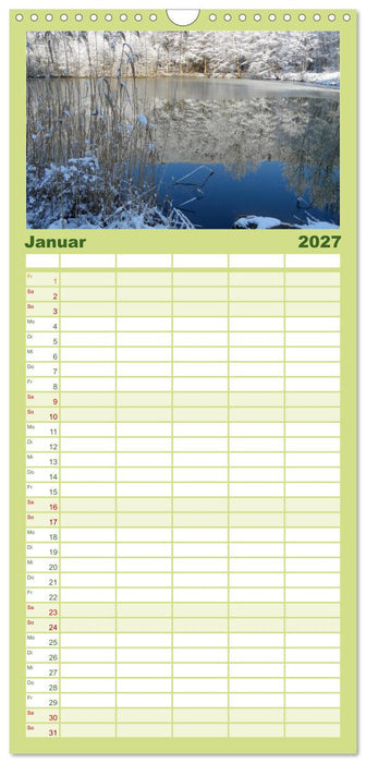 Jahreszeiten (CALVENDO Familienplaner 2027)