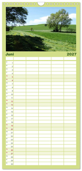 Jahreszeiten (CALVENDO Familienplaner 2027)