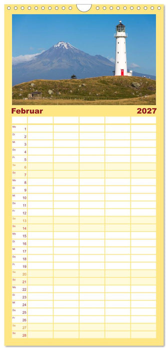 Neuseeland - ein Naturparadies (CALVENDO Familienplaner 2027)
