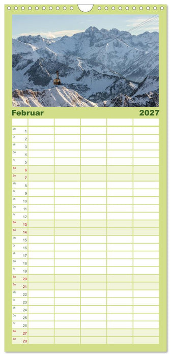 Im Allgäu bei Oberstdorf (CALVENDO Familienplaner 2027)