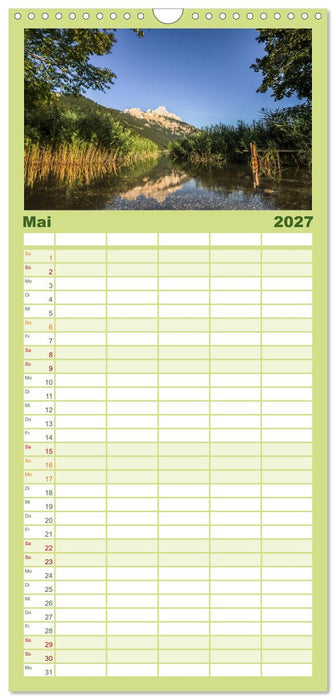 Im Allgäu bei Oberstdorf (CALVENDO Familienplaner 2027)