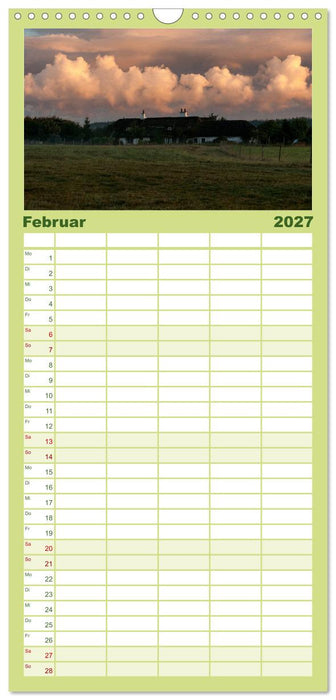 Traumziel Dänemark (CALVENDO Familienplaner 2027)