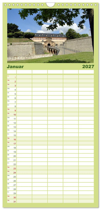 Willkommen in ERFURT (CALVENDO Familienplaner 2027)