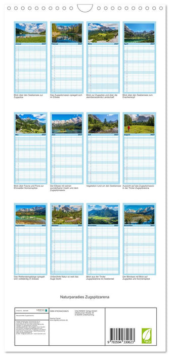 Naturparadies Zugspitzarena (CALVENDO Familienplaner 2027)