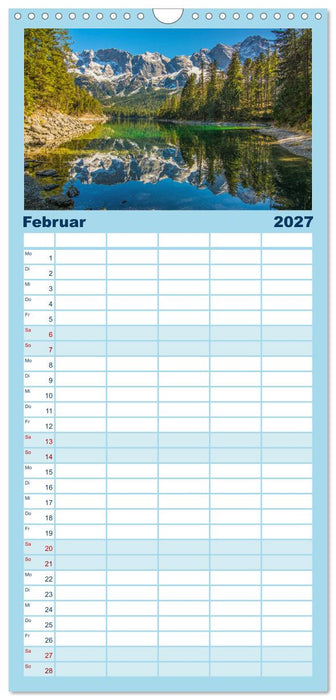 Naturparadies Zugspitzarena (CALVENDO Familienplaner 2027)
