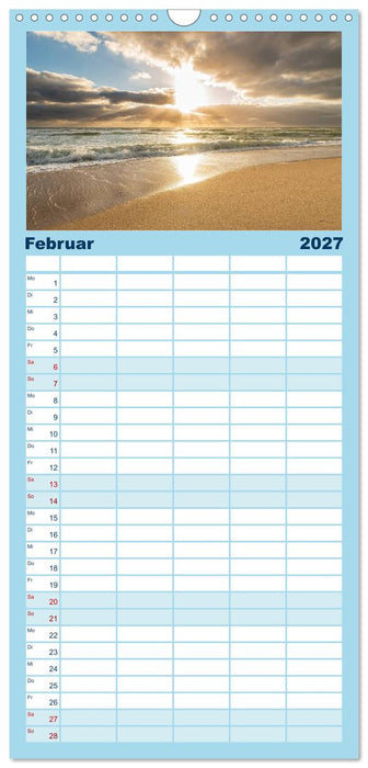 Sylter Lichtstimmungen (CALVENDO Familienplaner 2027)