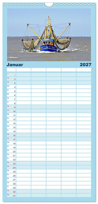 Ostfriesische Inseln (CALVENDO Familienplaner 2027)
