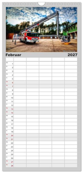 HDR Einsatzfahrzeuge (CALVENDO Familienplaner 2027)