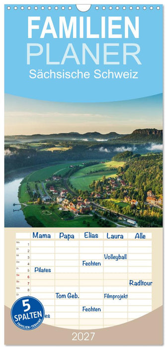 Sächsische Schweiz / Geburtstagsplaner (CALVENDO Familienplaner 2027)