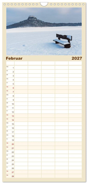 Sächsische Schweiz / Geburtstagsplaner (CALVENDO Familienplaner 2027)