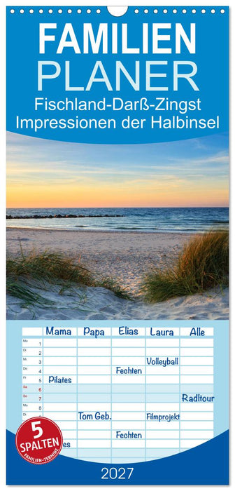Fischland-Darß-Zingst Impressionen der Halbinsel (CALVENDO Familienplaner 2027)