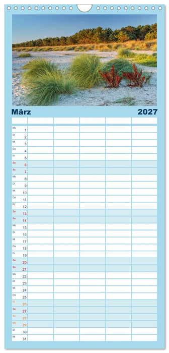 Fischland-Darß-Zingst Impressionen der Halbinsel (CALVENDO Familienplaner 2027)