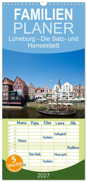 Lüneburg - Die Salz- und Hansestadt (CALVENDO Familienplaner 2027)